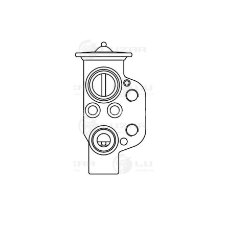 Клапан расш. кондиционера (ТРВ) для а/м Skoda Оctavia A5 (04-)/VW Golf VI (08-) (LTRV 1879)