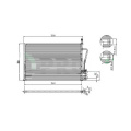 Радиатор кондиционера FORD FIESTA / FUSION 1.25-1.6 (01-) фото 2