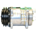 Компрессор кондиционера Dyne 5H14 A2 12V (выходы горизонтальные) фото 3