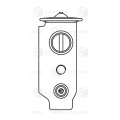 Клапан расш. кондиционера (ТРВ) для а/м Kia Ceed (07-)/Hyundai Elantra (HD) (06-)/i30 (07-) фото 1