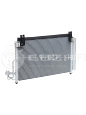 Радиатор кондиционера с ресивером для Kia Rio (02-)