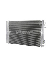 Радиатор кондиционера c ресивером HYUNDAI Solaris (10-)