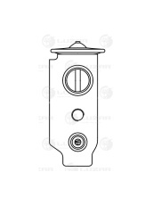 Клапан расш. кондиционера (ТРВ) для а/м Kia Ceed (07-)/Hyundai Elantra (HD) (06-)/i30 (07-)