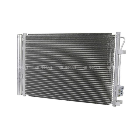 Радиатор кондиционера c ресивером HYUNDAI Solaris (10-)