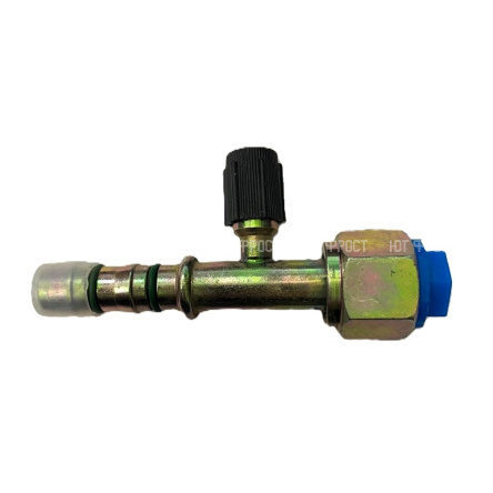 Фитинг G10 (13мм) 180⁰ O-RING R-134a (Splicer) под клипсу Manuli (сталь)