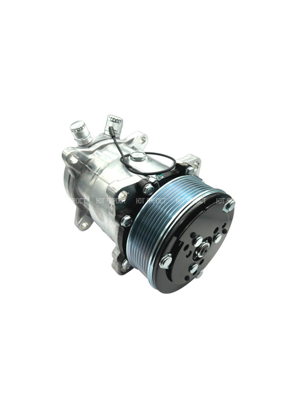 Компрессор кондиционера YF-5S14 (5H14) PV8 12V (выходы вертикальные)