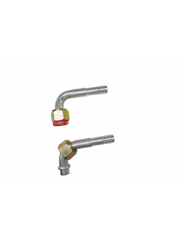 Фитинг G10 (13мм) 90⁰ O-RING (алюминий)