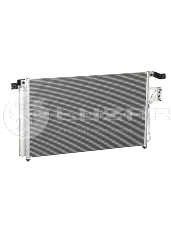 Радиатор кондиционера с ресивером для Hyundai SantaFe (06-) M/A **