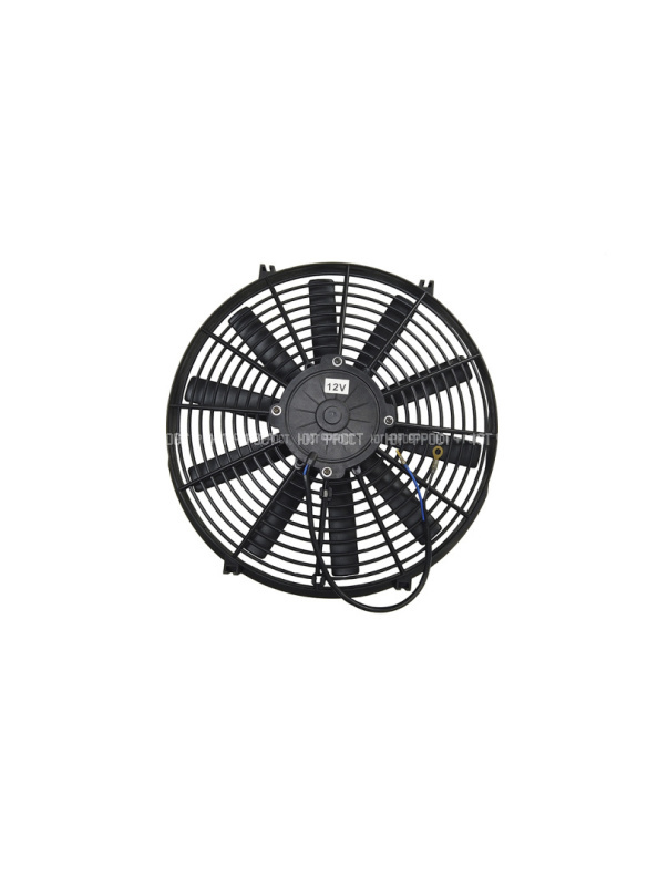 Вентилятор 14" 12V 120W (Push/толк.) прямые лопасти