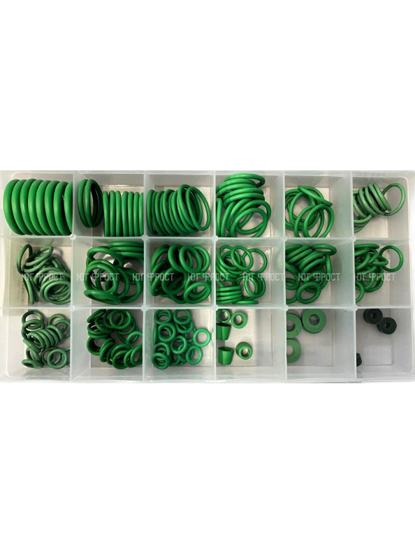 Набор колец комбинированный 18 видов, 220шт