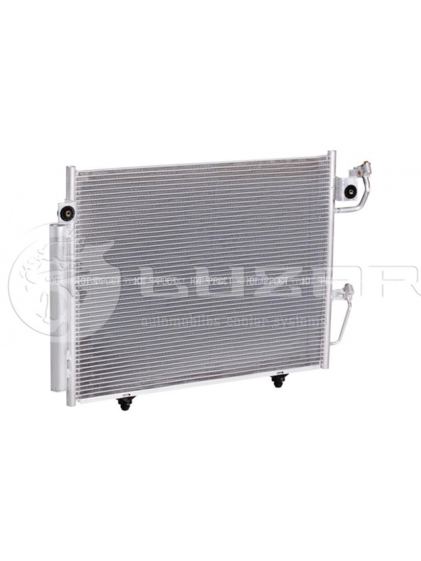 Радиатор кондиционера с ресивером для Mitsubishi Pajero 4 (06-)
