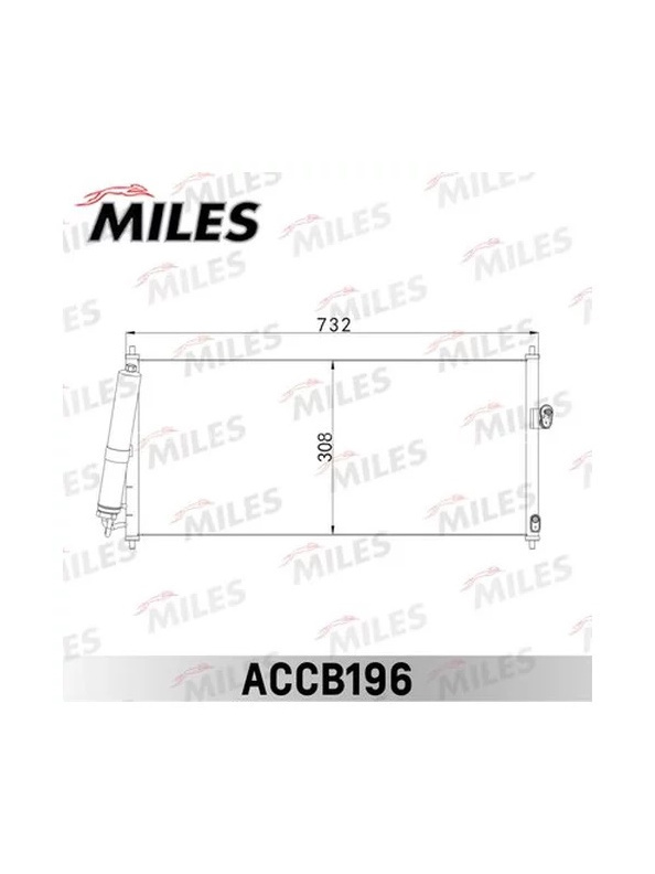 Радиатор кондиционера Nissan Almera / Nissan Primera 1.5/1.8/1.8D (00-)