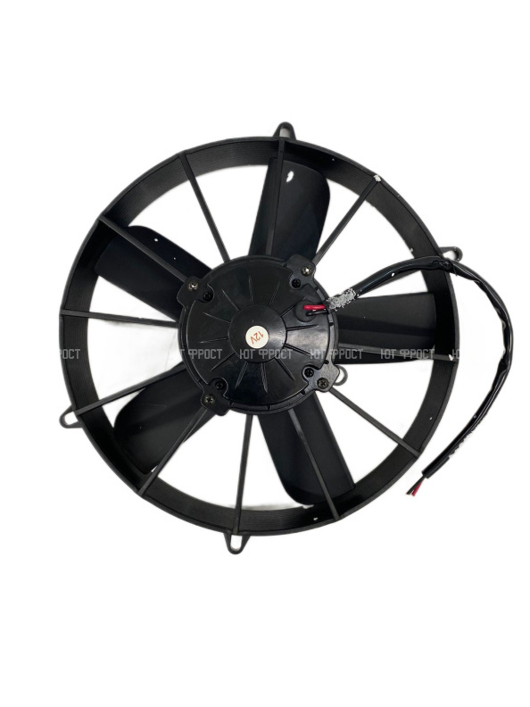 Вентилятор 11" 12V 160W (Push/толк) прямые лопасти