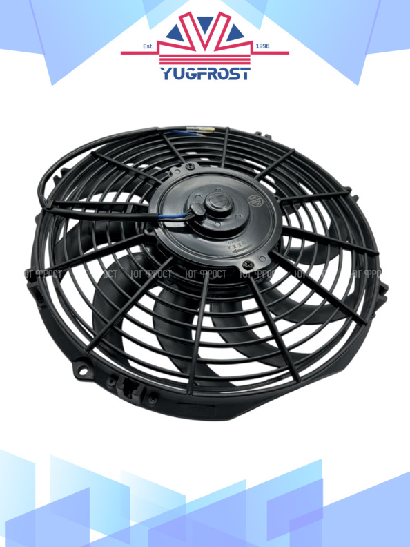 Вентилятор 12" 12V 80W S (Push/толк 310 мм)  Pokka