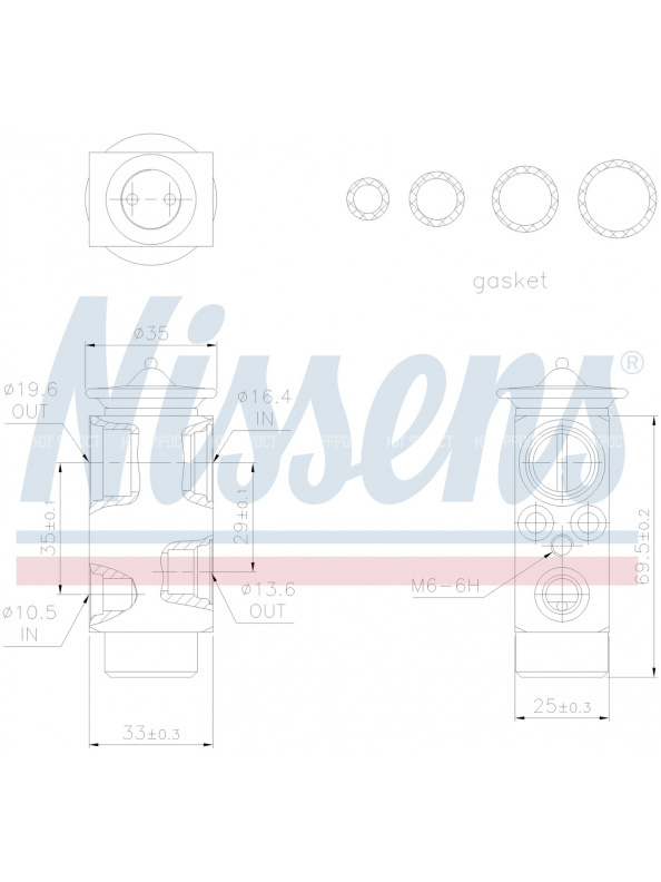 Клапан кондиционера расширительный VOLVO FH/FM