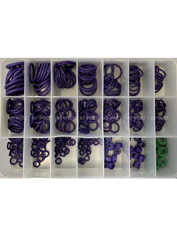 Набор уплотнительных колец (21 вид, 290шт)