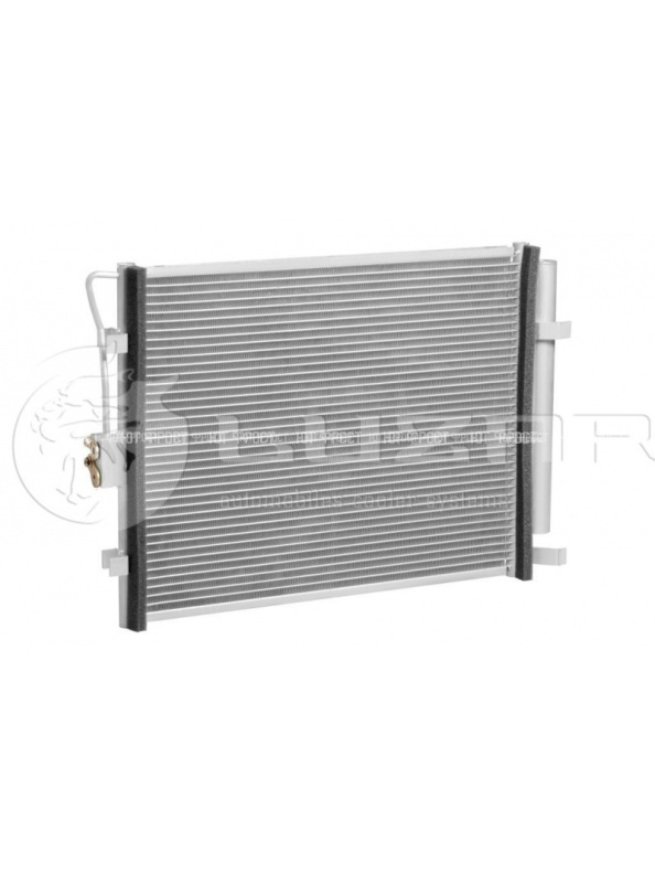 Радиатор кондиционера с ресивером для Kia Soul (09-) 1.6CRDi **