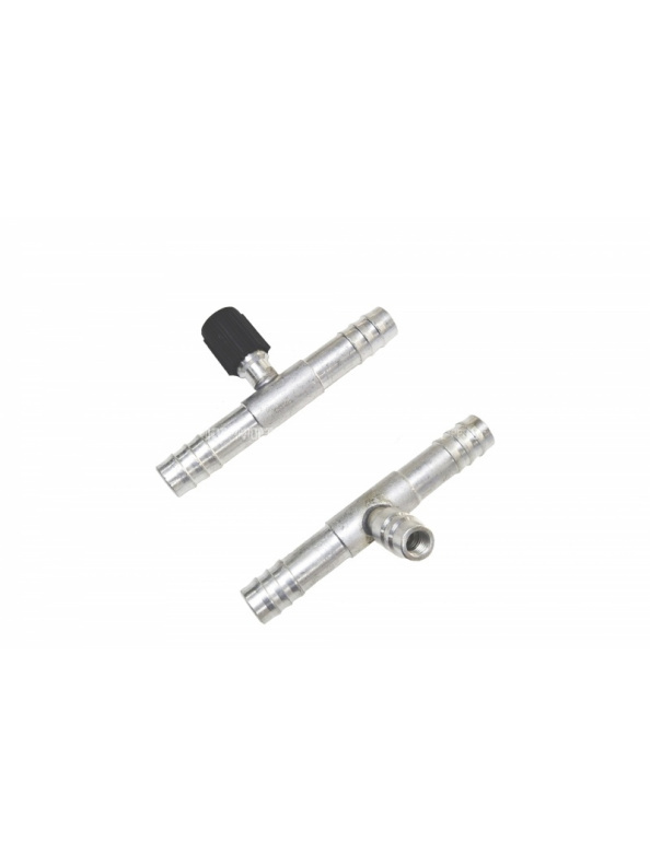 Фитинг G10 (13мм) 180⁰ вставка R-134a (Splicer) (алюминий)