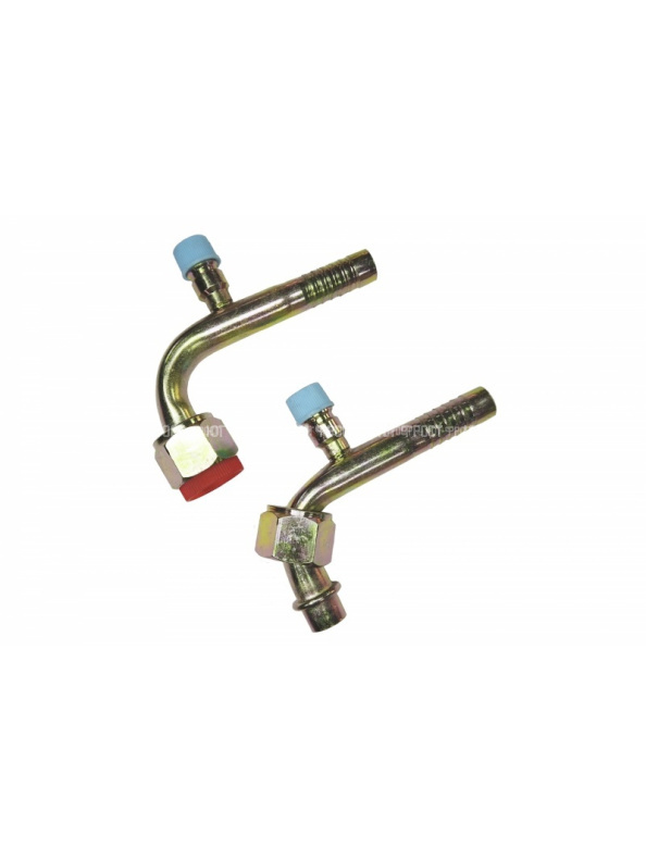 Фитинг G10 (13мм) 90⁰ O-RING R-134а (сталь)