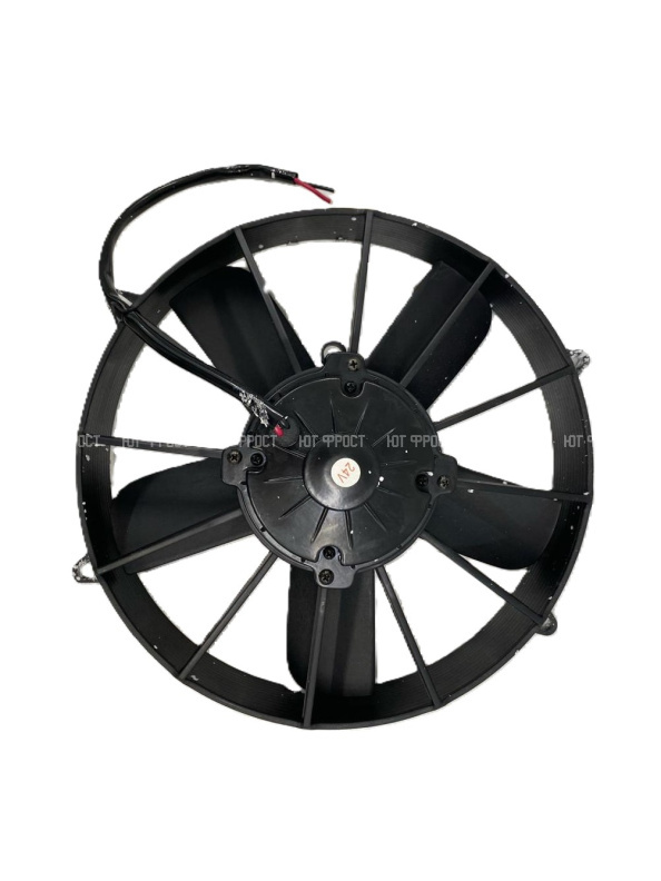 Вентилятор 11" 24V 160W (Push/толк) прямые лопасти