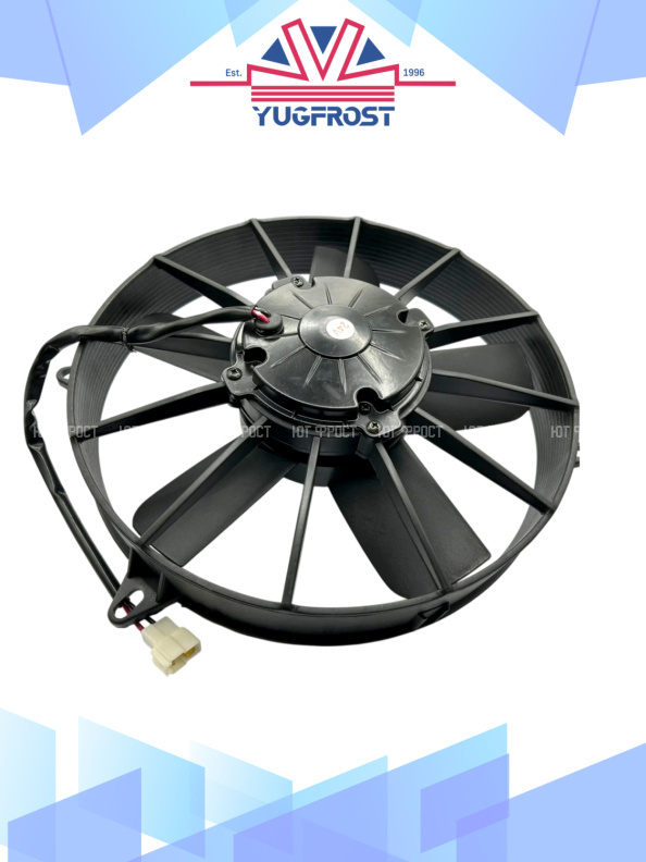 Вентилятор 11" 24V 160W (Push/толк) прямые лопасти