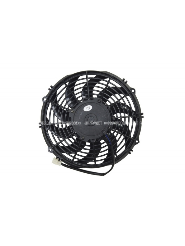 Вентилятор 12" 12V 120W (Push/толк.) изогнутые лопасти (гайка)