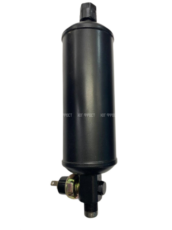 Фильтр-ресивер горизонтальный универсальный 160мм с датчиком (М16х1,5)