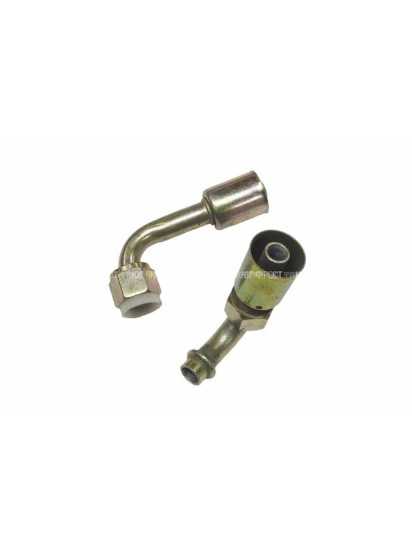 Фитинг G10 (13мм) 90⁰ O-RING (сталь) со стаканом