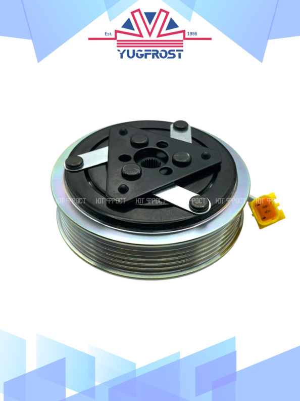 Муфта электромагнитная Citroen C4, Peugeot 207 / 307 II (1.4, 1.6, 2.0 16V, 1.4, 1.6 HDI 123мм) 