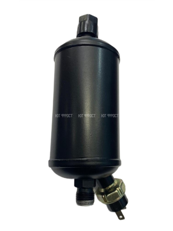 Фильтр-ресивер горизонтальный универсальный 120мм с датчиком (М16х1,5)