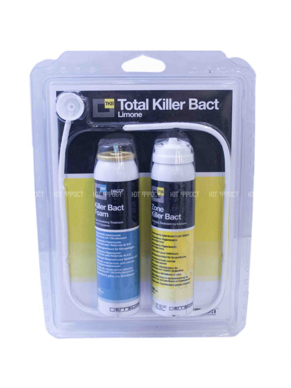 Набор очищающих средств Errecom Total Killer Bact (пена+спрей с аром. лимона)