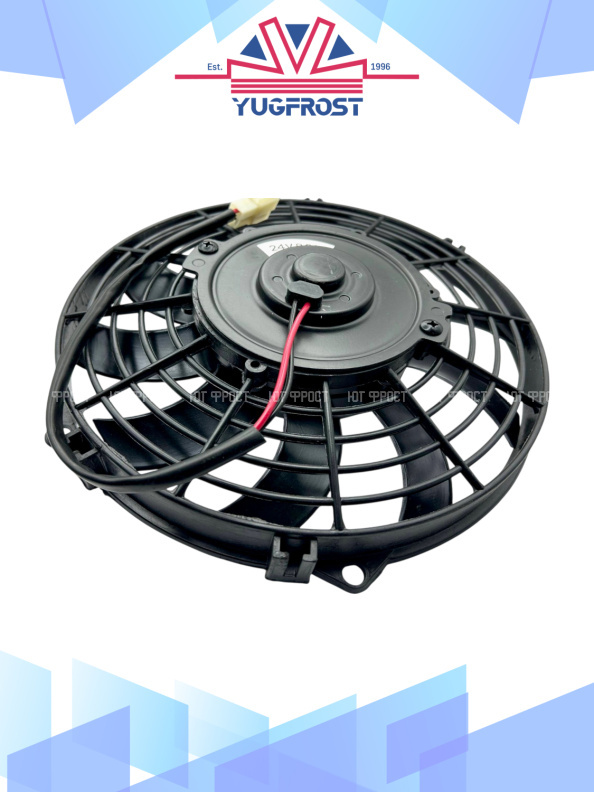 Вентилятор 9" 24V 80W (Pull/всас) изогнутые лопасти