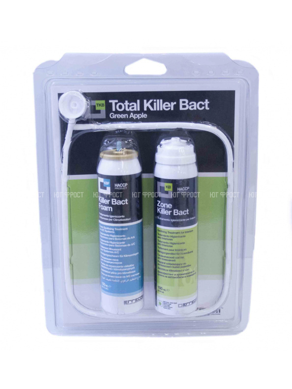 Набор очищающих средств Errecom Total Killer Bact (пена+спрей с аром. яблока)
