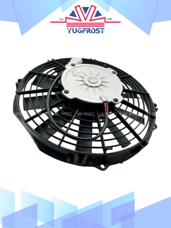 Вентилятор 10" 24V 120W (Pull/всас.) прямые лопасти Pokka