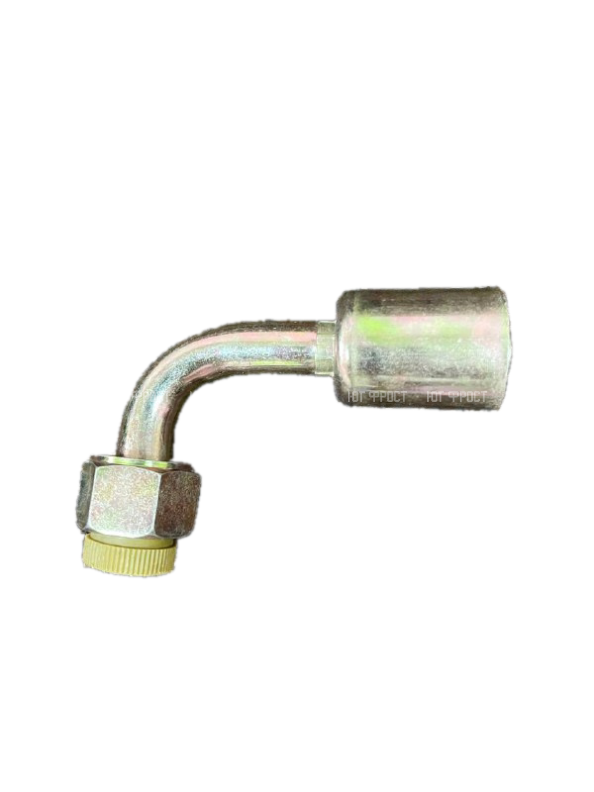 Фитинг G8 (10мм) 90⁰ O-RING (сталь) со стаканом