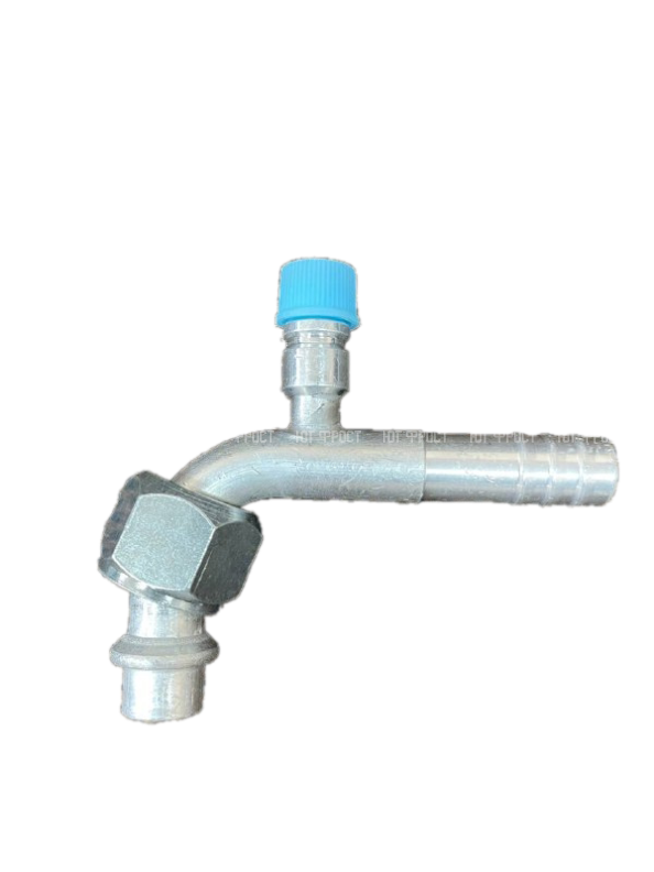 Фитинг G10 (13мм) 90⁰ O-RING R-134A (алюминий)