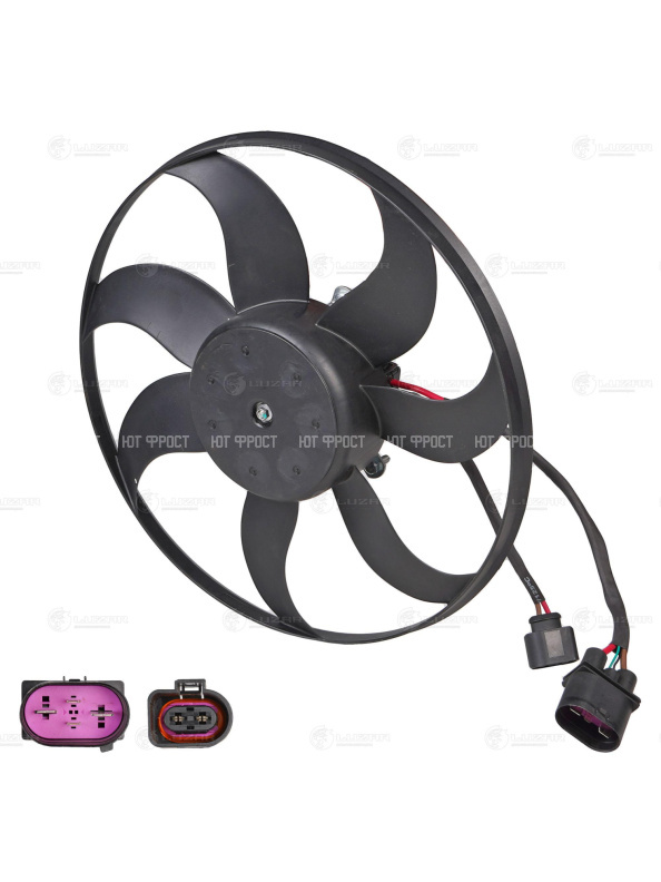 Э/вентилятор охл. (без кожуха) для а/м Skoda Octavia A5 (04-)/VW Golf V (03-) (тип Brose; 300W)