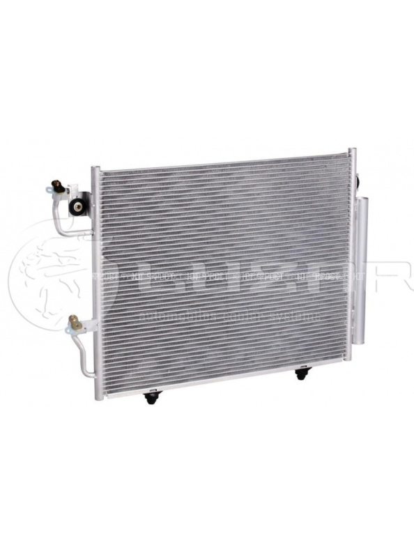 Радиатор кондиционера с ресивером для Mitsubishi Pajero 3 (00-) **