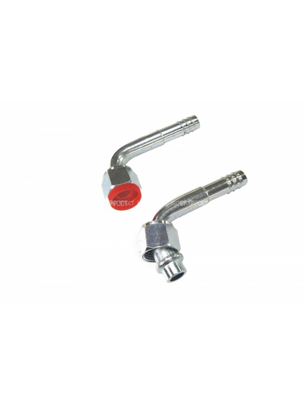 Фитинг G10 (13мм) 90⁰ O-RING (сталь)