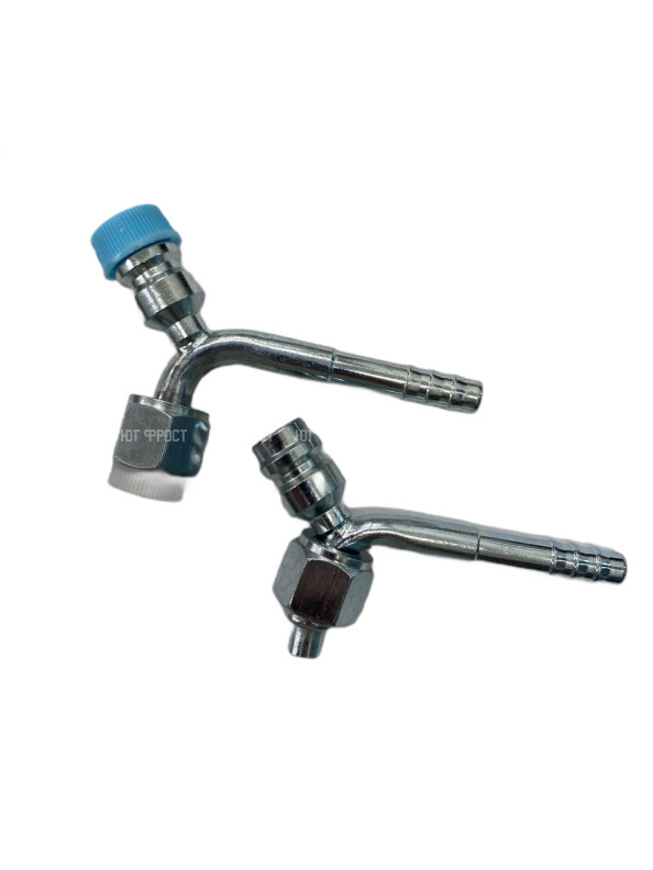 Фитинг G6 (8мм) 90⁰ O-RING R-134a (сталь)