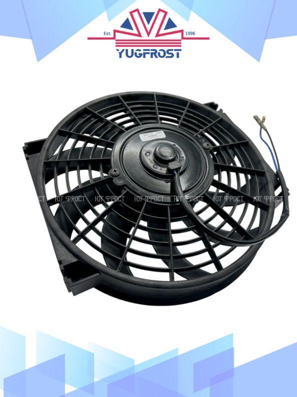 Вентилятор 10" 24V 80W (Push/толк.) изогнутые лопасти