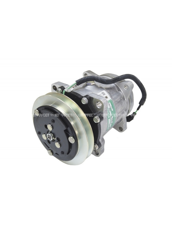 Компрессор кондиционера SANDEN SD 7H15 A1 24V (выходы горизонтальные)
