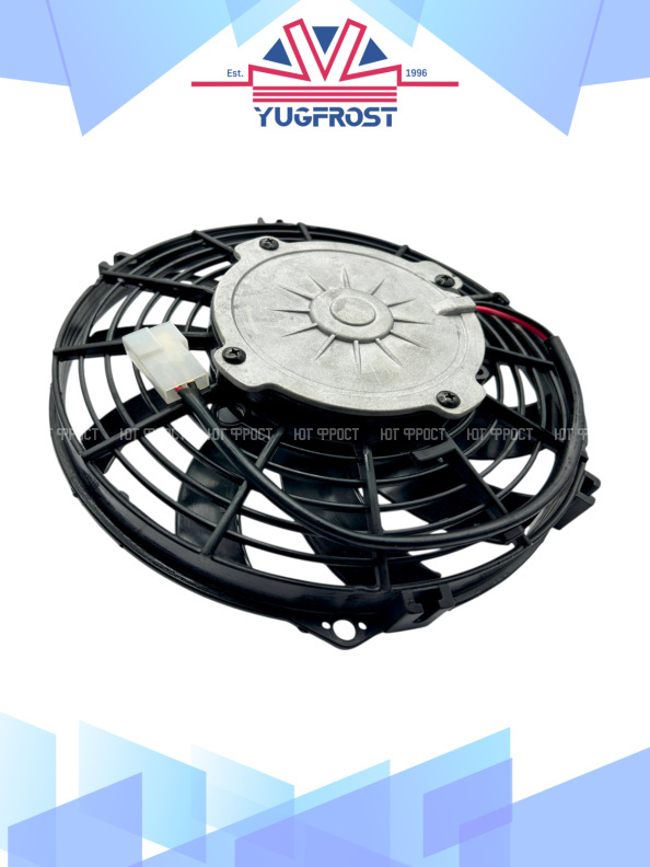 Вентилятор 9" 24V 120W (Pull/всас.) изогнутые лопасти. Pokka