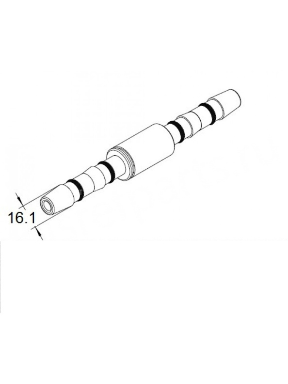 Фитинг #12-180 CARRIER 40-60291-04 вставка IDN 16.1 мм ZT16.1