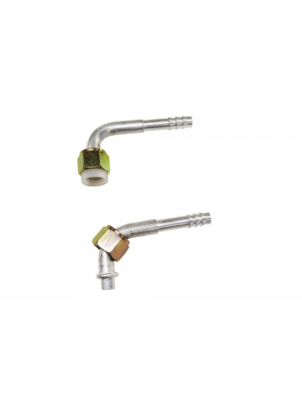 Фитинг G6 (8мм) 90⁰ O-RING 9/16 (Август) (алюминий)