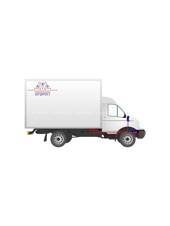 Кондиционер для Газель Бизнес Шасси встроенный UC5 (4 кВт)