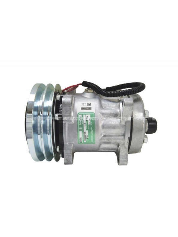 Компрессор кондиционера SANDEN SD 7H15 A2 12V (Выходы горизонтальные)