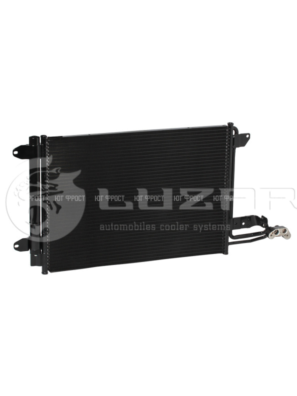 Радиатор кондиционера с ресивером для Skoda Octavia A5 (04-) / Volkswagen Golf 5 (03-) Luzar