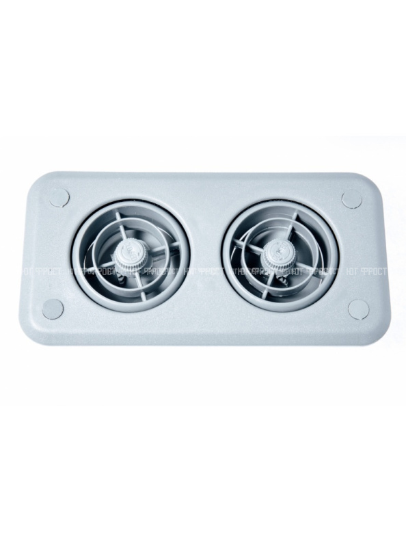 Дефлектор двойной (темно-серый)