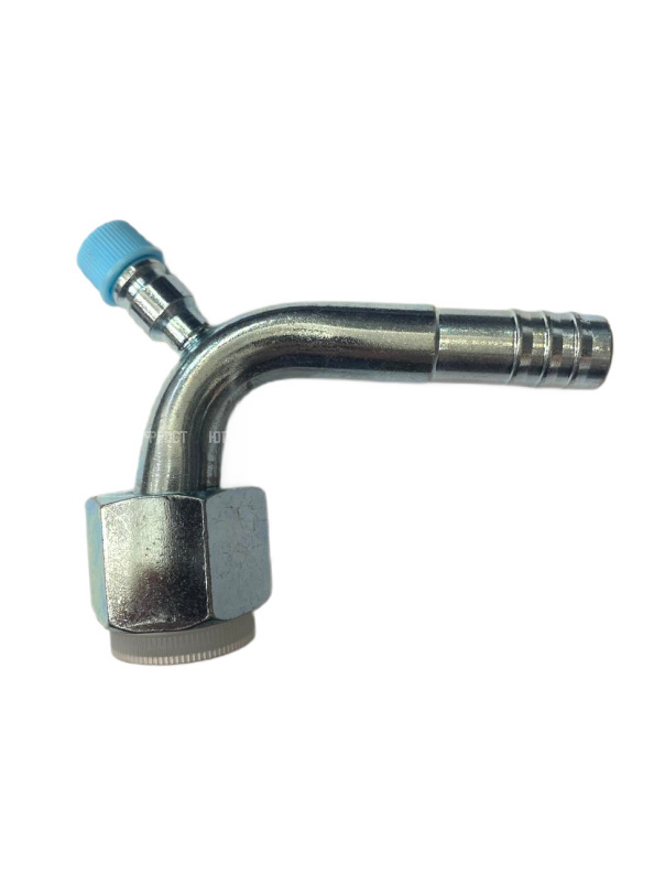 Фитинг G12 (16мм) 90⁰ O-RING R-134a (сталь)